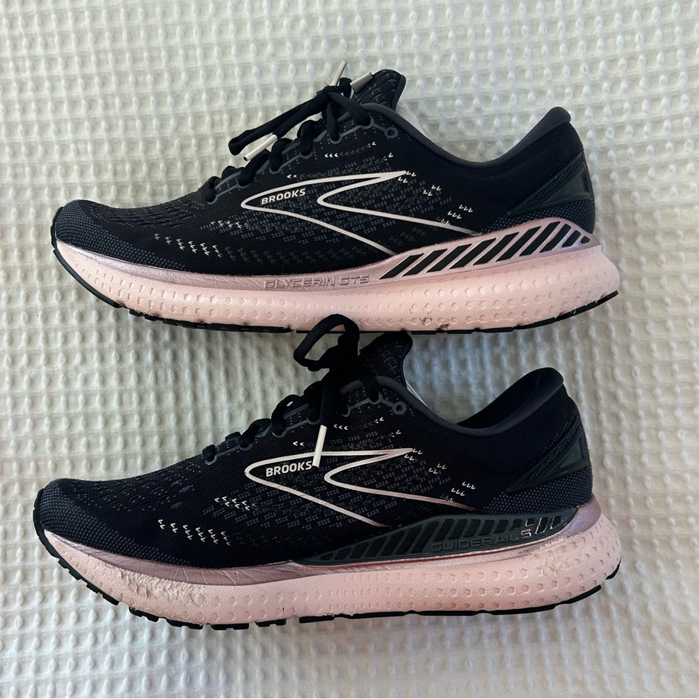 Brooks Glycerin GTS 19 Neutral Cushion Running Shoes Black/Ombre/Metallic 10.5 B - Picture 5 of 11